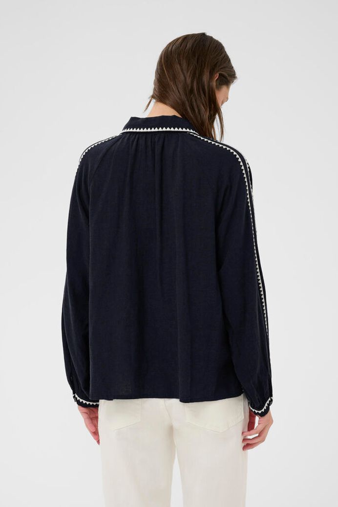 Part Two Aimy Blouse - After Midnight Blue