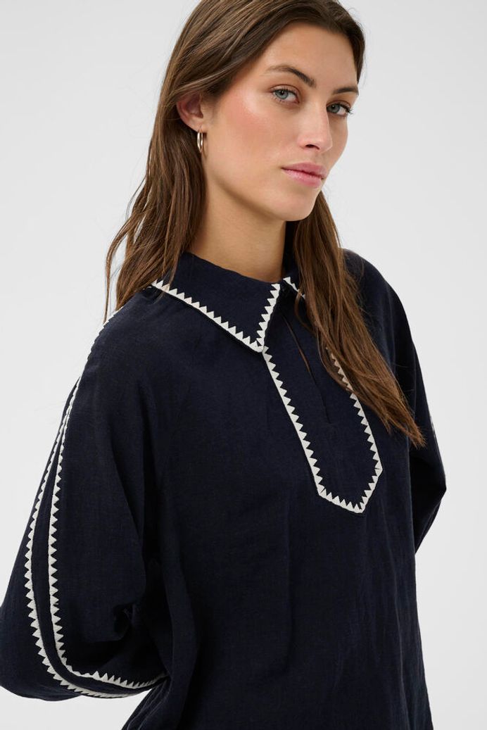 Part Two Aimy Blouse - After Midnight Blue