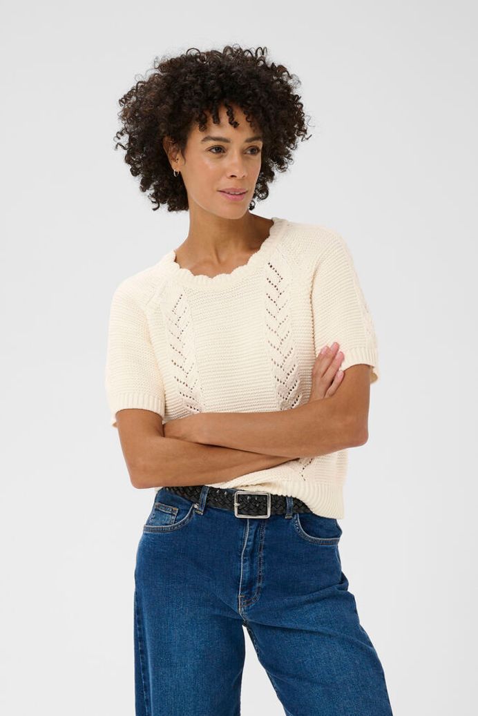 Part Two Anisette Sweater - Whisper White