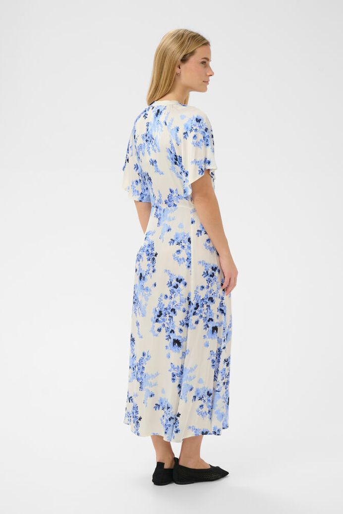 Part Two Alaja Dress - Blue Shadow Flower