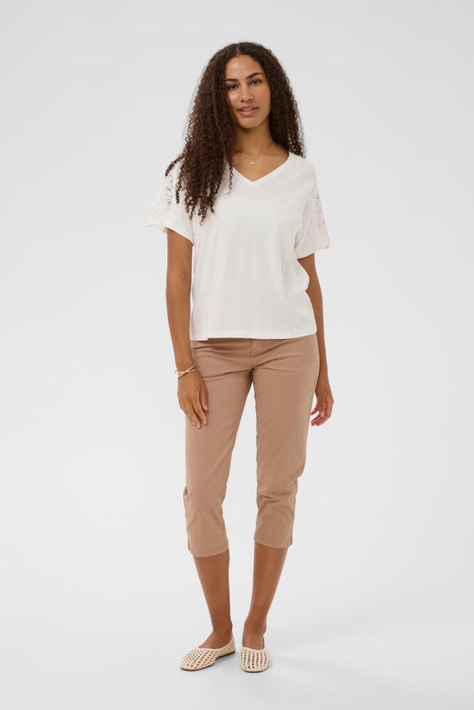 Cream Suny Blouse - White