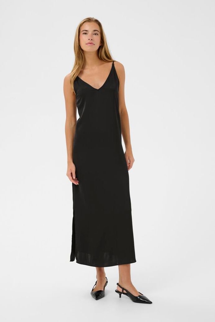 Kaffe Rory Sateen Dress - Black