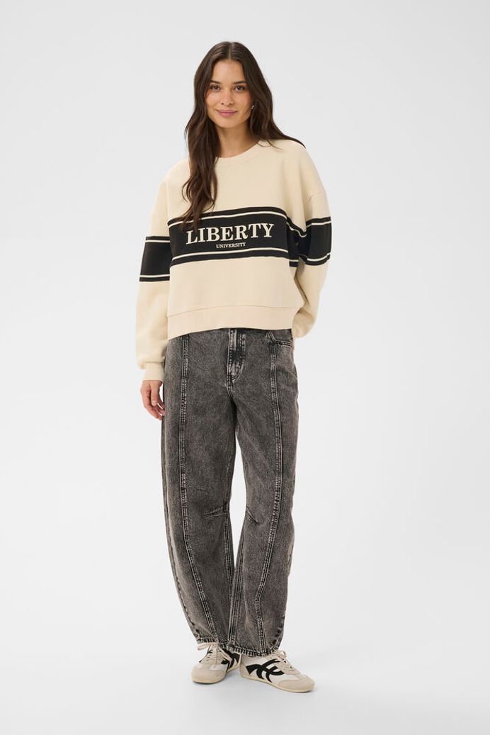 Kaffe Aassia Sweatshirt - Turtledove