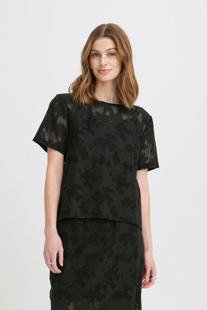 ICHI Mania Blouse - Black