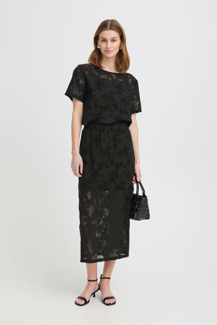 ICHI Mania Skirt - Black