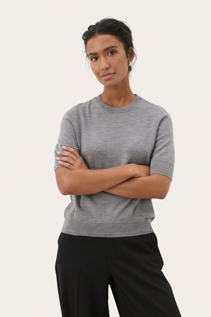 Part Two Natany Pullover - Medium Grey