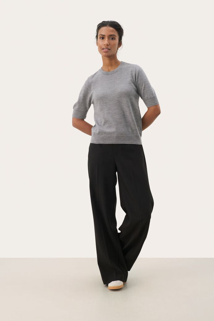 Part Two Natany Pullover - Medium Grey