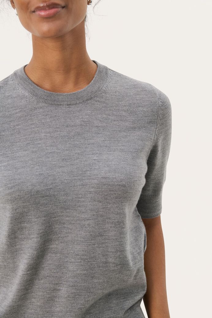 Part Two Natany Pullover - Medium Grey