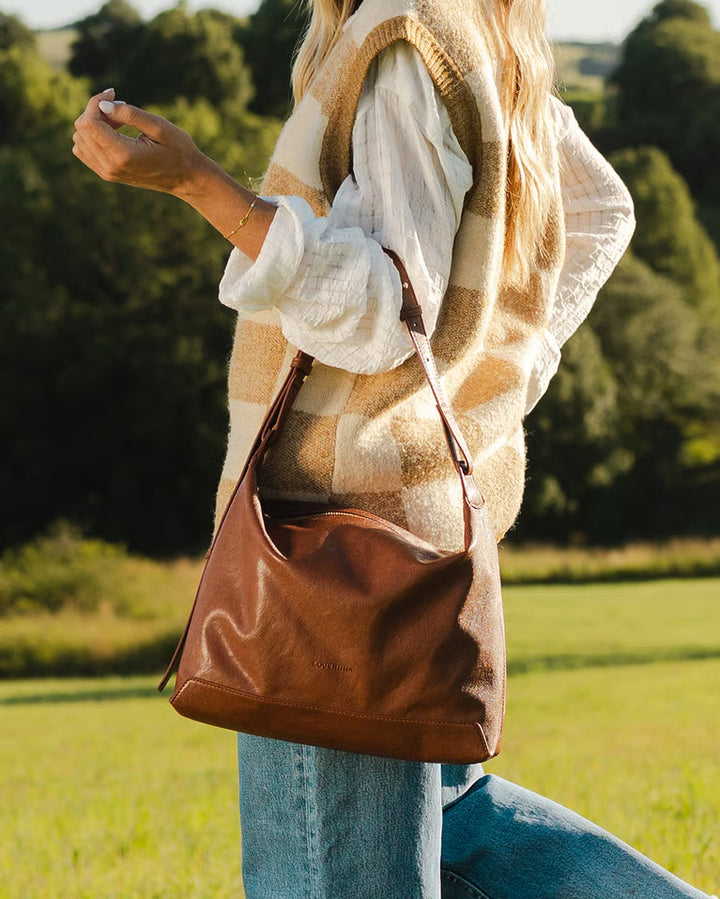 Louenhide Helena Shoulder Bag - Cognac