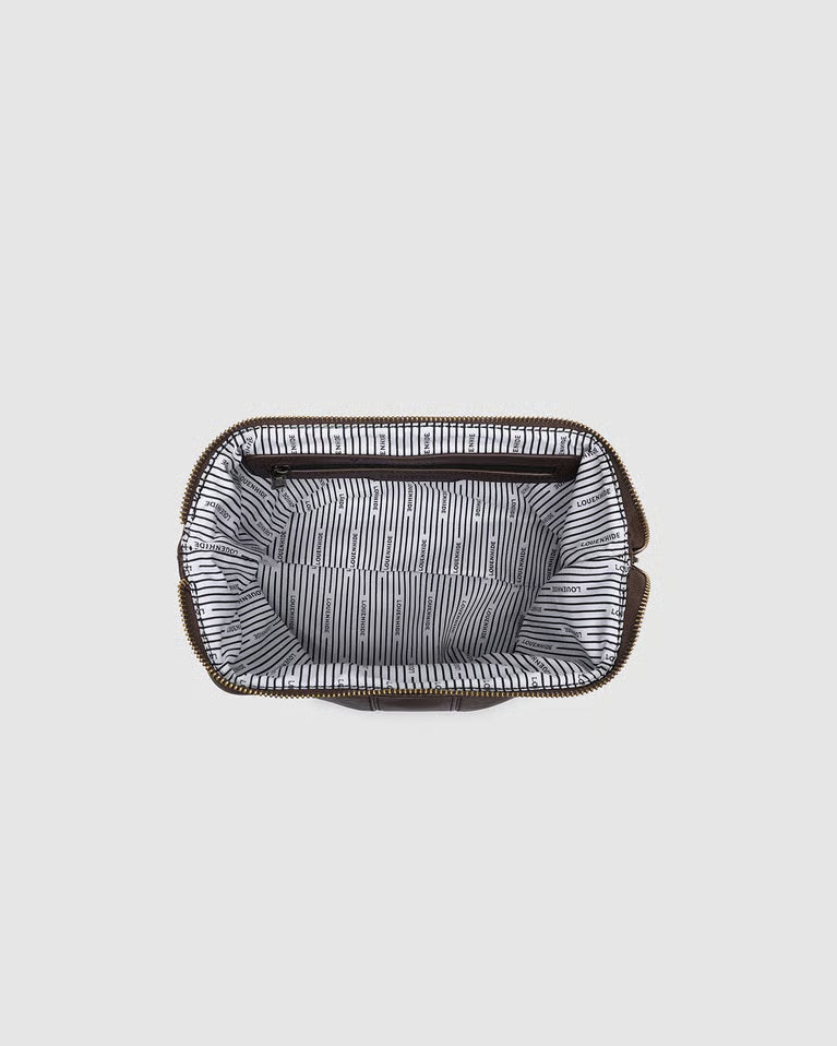Louenhide Albie Cosmetic Case - Saddle Chocolate