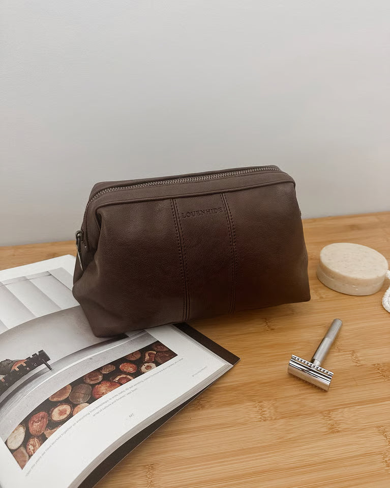 Louenhide Albie Cosmetic Case - Saddle Chocolate