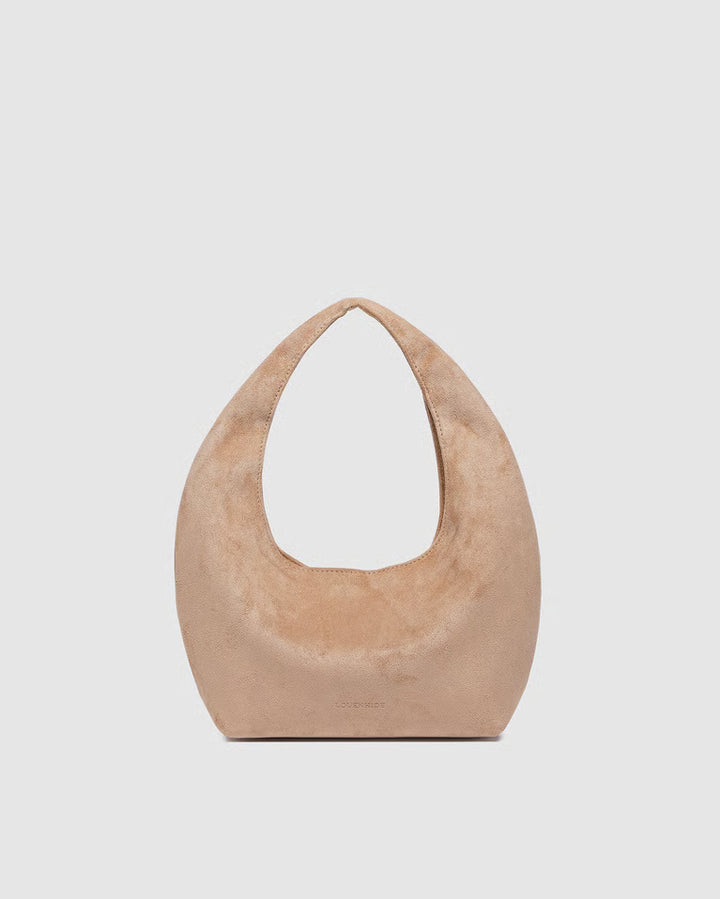 Louenhide Mini Monaco Shoulder Bag - Suede Blonde