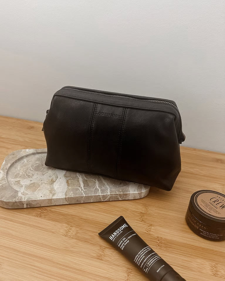 Louenhide Albie Cosmetic Case - Saddle Black