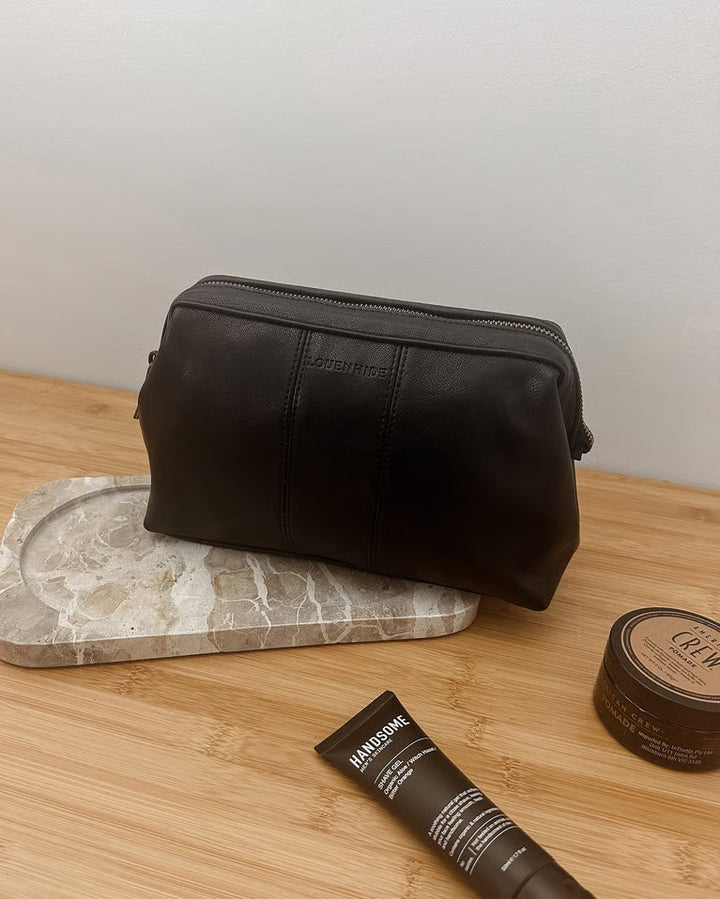 Louenhide Albie Cosmetic Case - Saddle Black