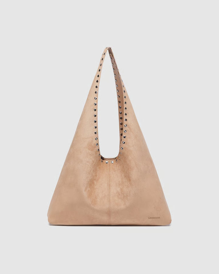 Louenhide Hailey Suede Shoulder Bag - Blonde