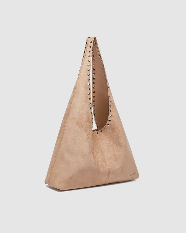 Louenhide Hailey Suede Shoulder Bag - Blonde