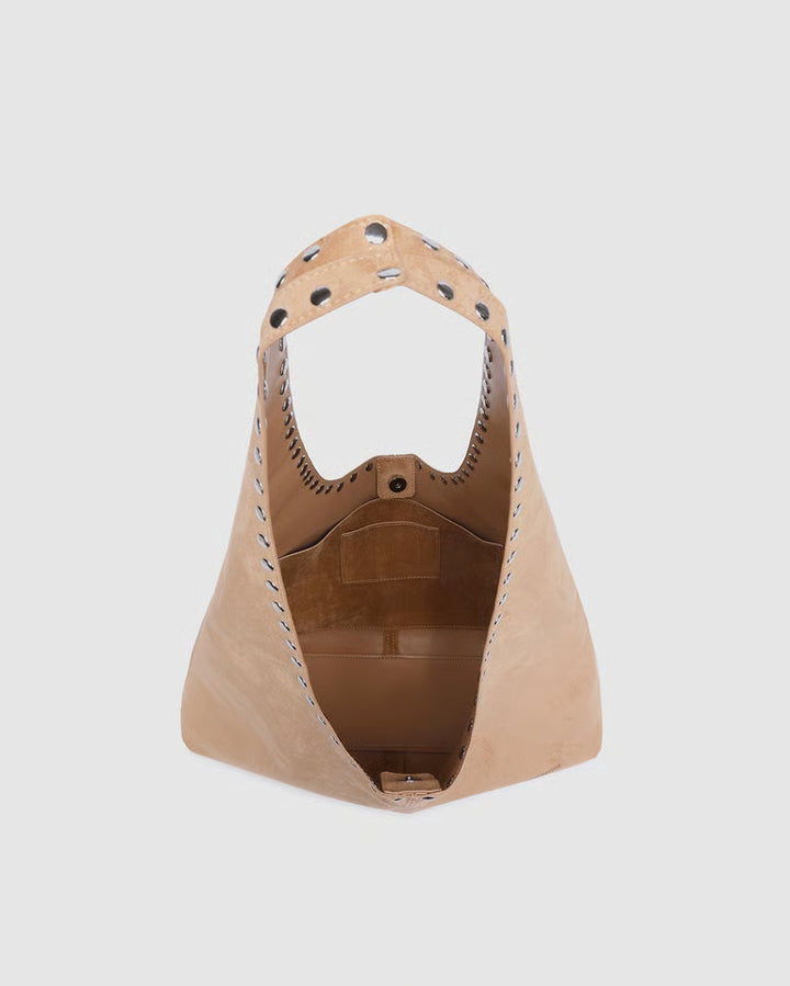 Louenhide Hailey Suede Shoulder Bag - Blonde